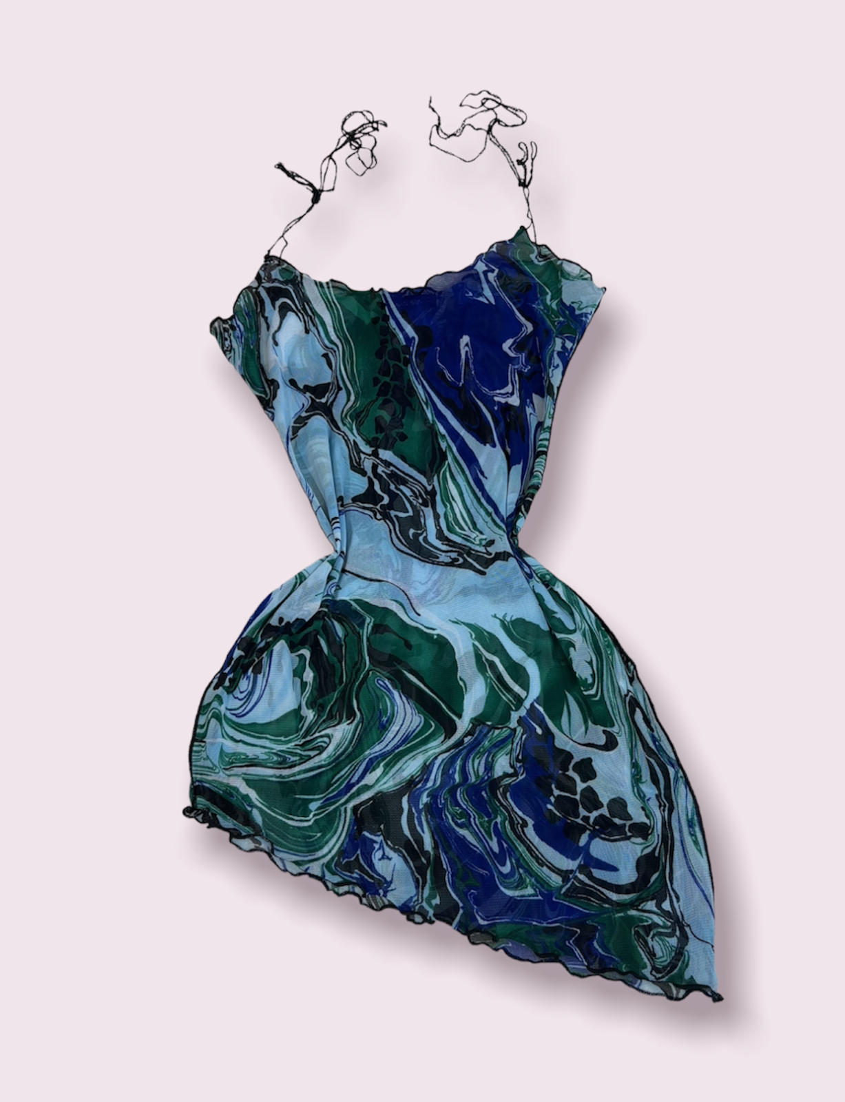 "Ocean" Mesh Dress