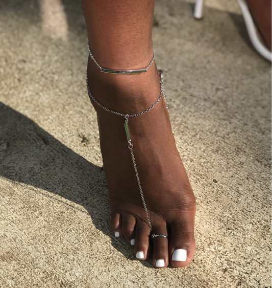 "Superficial" Layered Anklet