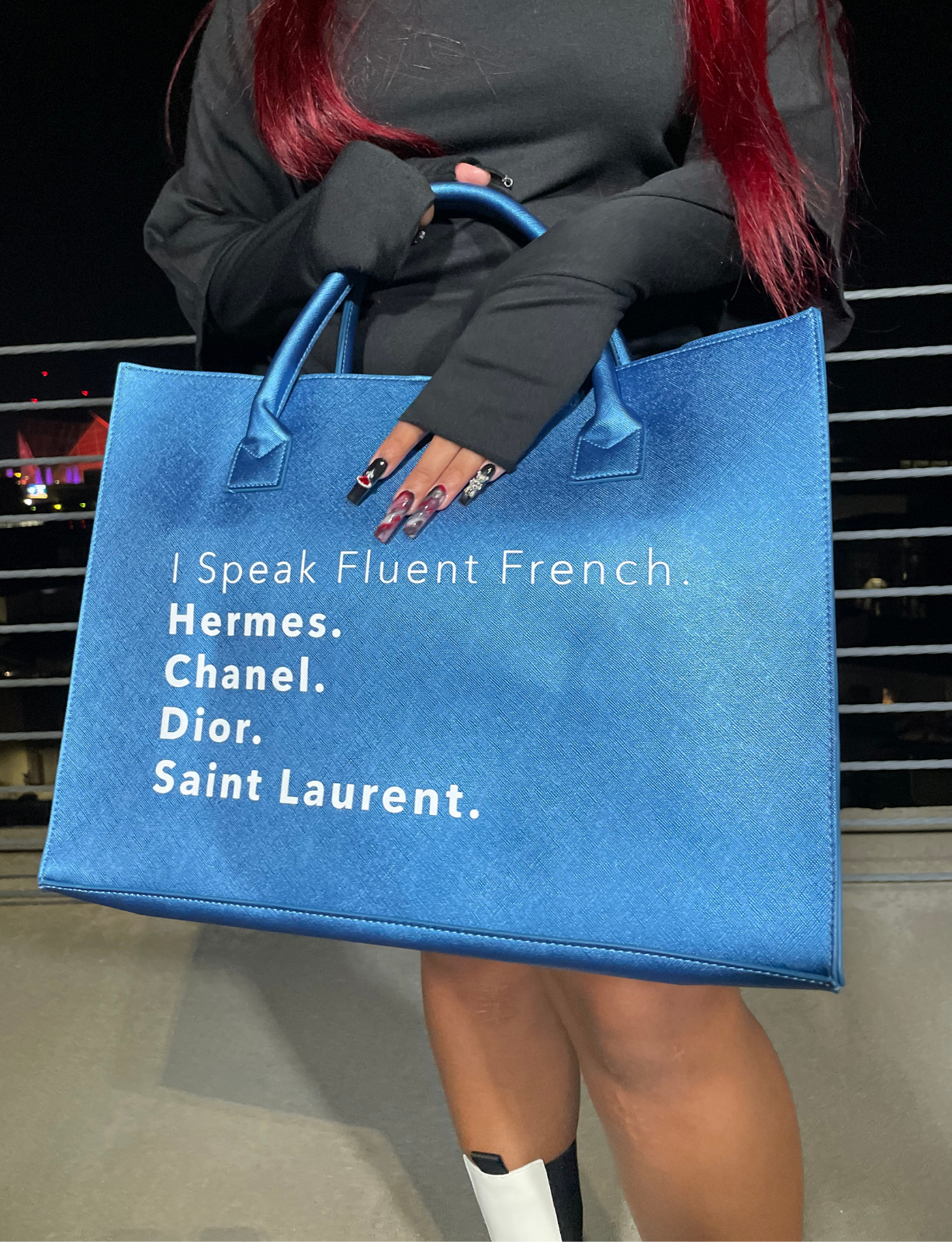 KH Tote - Electric Blue