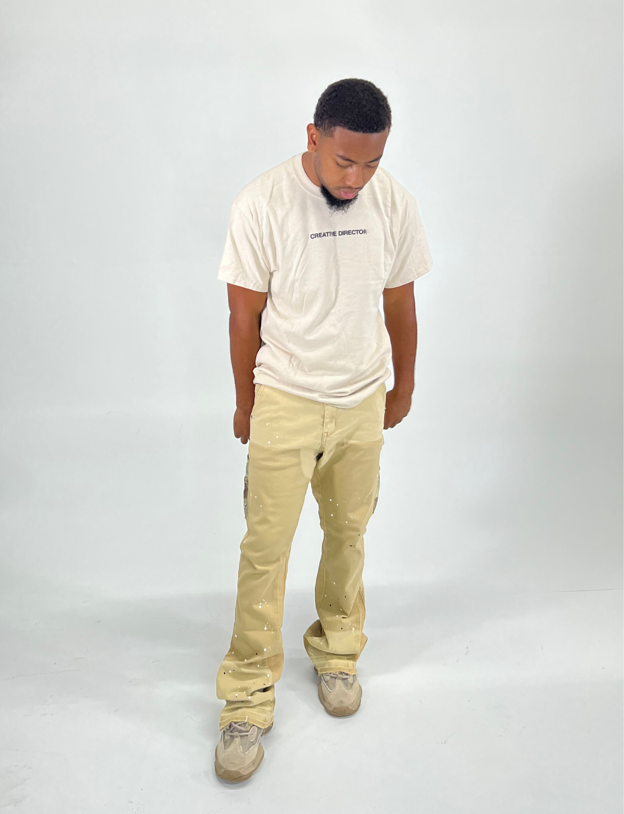 KH19 KHAKI CARGO PANTS