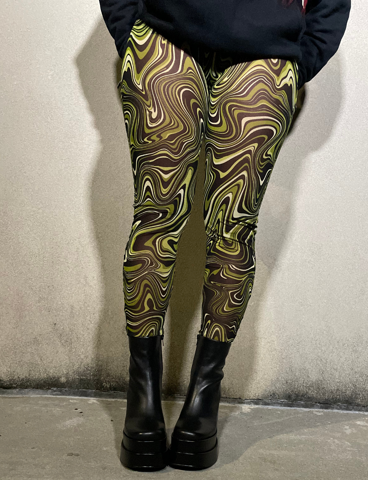 Multi-Colored Marble Leggings  Goldsheep Clothing – Mod + Ethico