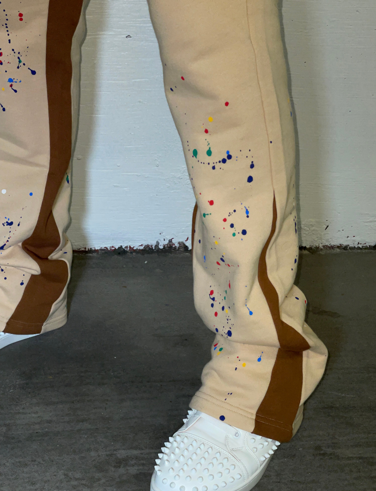 KH14 | CONTRAST SWEATPANTS KHAKI