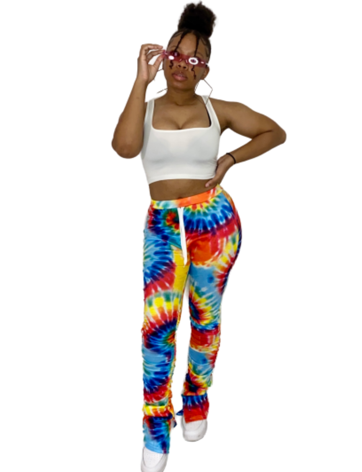 "Dizzy Dora Heauxs" Stacked Pants