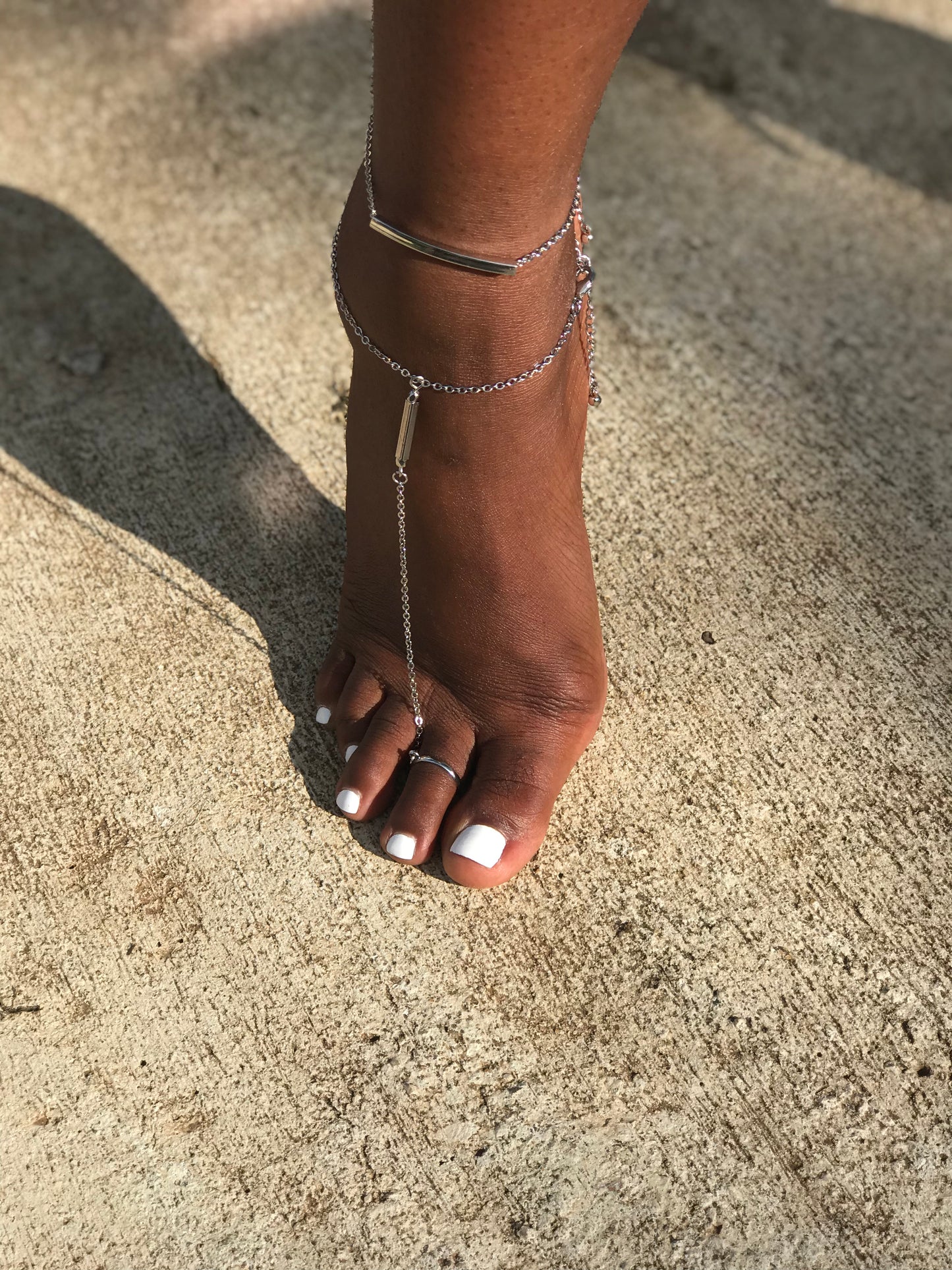 "Superficial" Layered Anklet